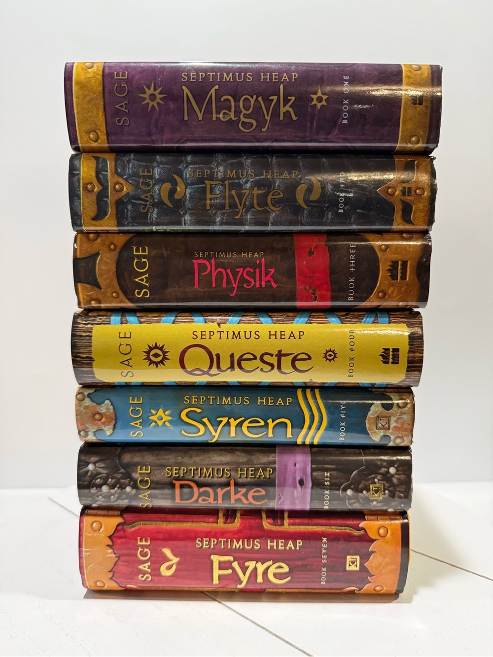 Septimus Heap Complete Series 1-7 Set Angie Sage Hardback Hardcover Set
